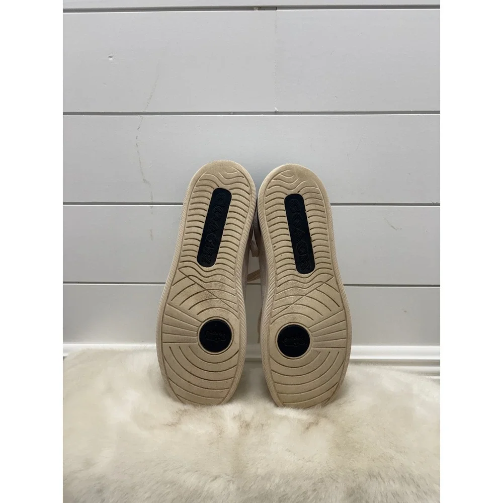 Coach Signature Low Sneakers And Womens Sz 9D White Leather Lifestyle Shoes